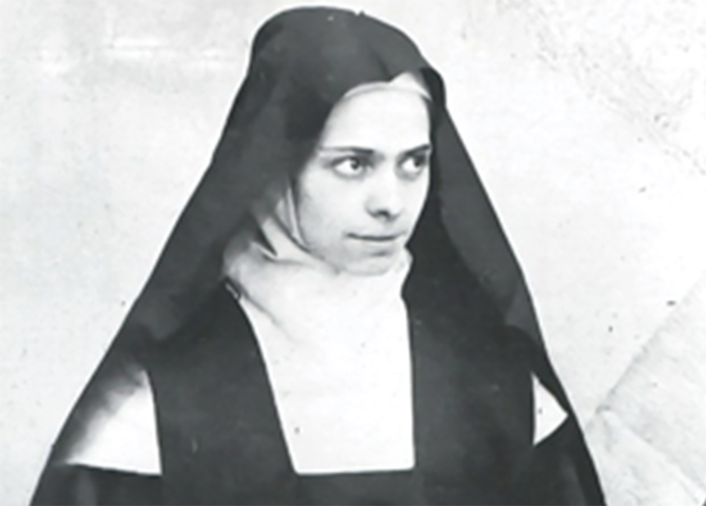 Santa Elisabeth da Trindade em outubro de 1906, algumas semanas antes de sua morte - Foto: Divulgação